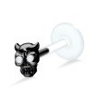 Horny Skull Shaped Labrets Push-in LA-1002
